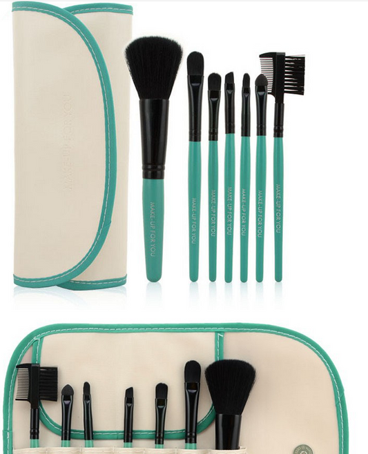 7 make-up makeup brushes, high-end makeup brush bag, a variety of colors available